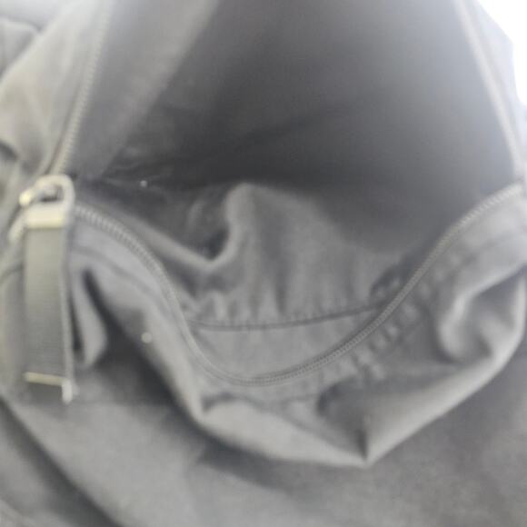 Victoria's Secret PINK Marl Campus Backpack Black Silver Grommet - Picture 9 of 10